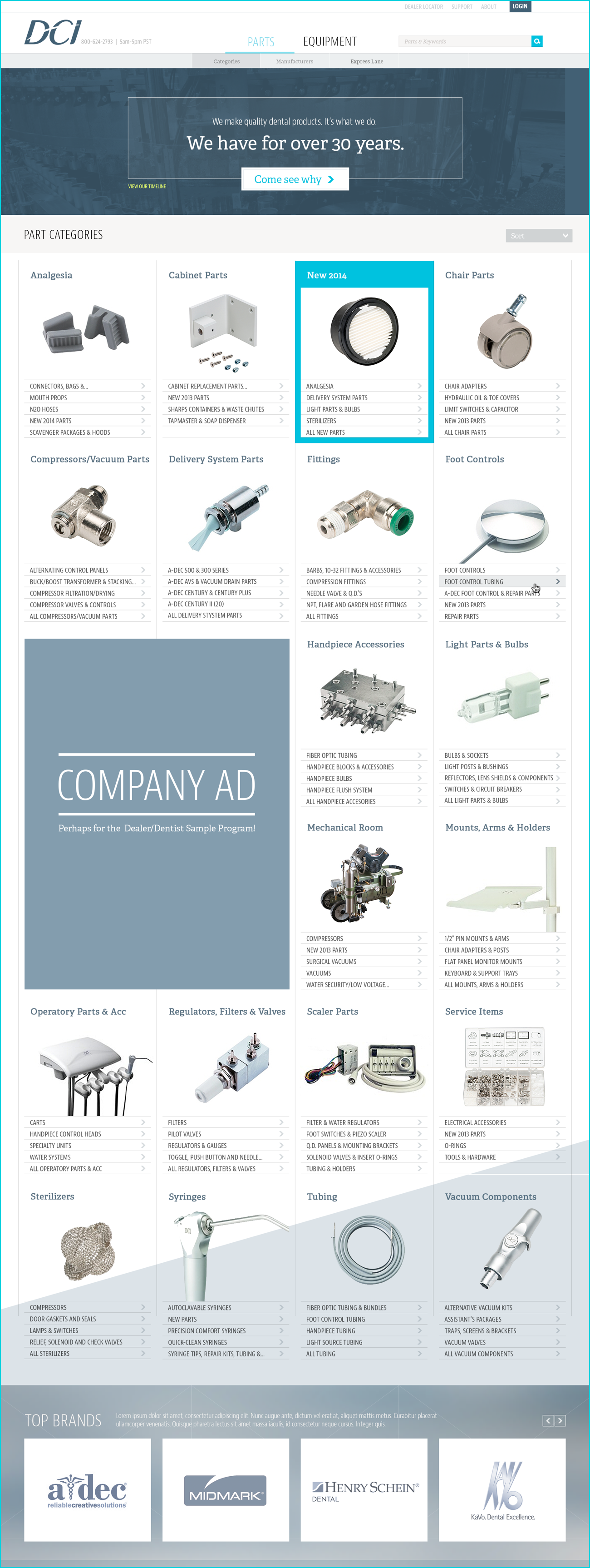 DCI Ecom Category Page